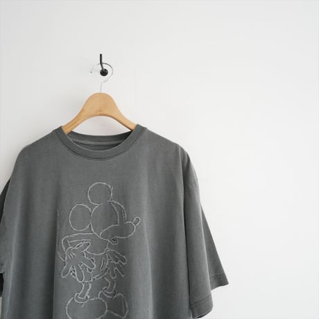 2025SS / 未使用 / FRAMeWORK購入品 / Johnbull / MICKEY MOUSE / Embroidery Tシャツ / 25070230009210 / 2602-0795