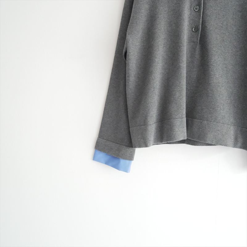 4WAY シャツコンビ ポロニット ‐ウォッシャブル‐ グレー ポロコンビ 4WAY ニット ‐ウォッシャブル‐