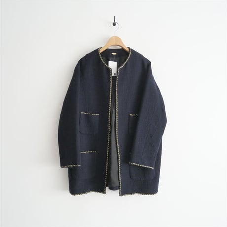2022AW / DEUXIEME CLASSE / chain ツイード ジャケット / 22010500410030 / 2404-0402