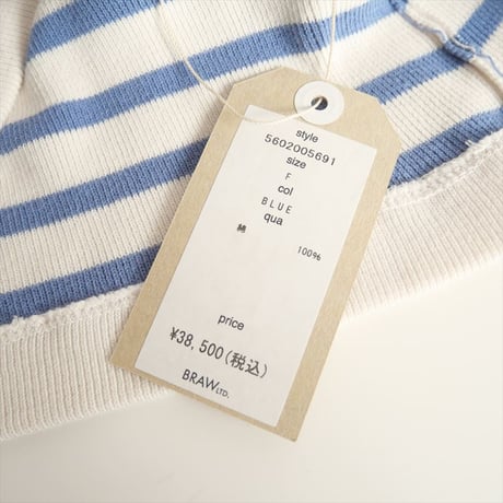 継続販売品 / 未使用 / Tee nowos / ストライプTシャツ / 5602005691 / 2411-1355