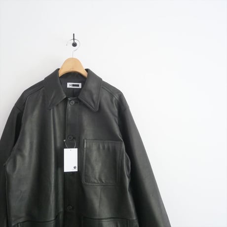 継続販売品 / 未使用 / H BEAUTY＆YOUTH / シープレザー カバーオール / 16251995249 / 2509-0938