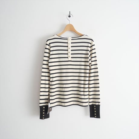 2023AW / 未使用 / IENA別注 / TRADITIONAL WEATHERWEAR / バックボタンクルーネックプルオーバー / 23070910001030 / 2506-0968
