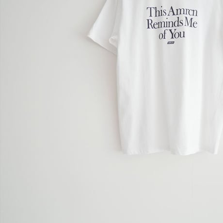 人気完売品 未使用 MUSE de Deuxieme Classe別注 AMERICANA / MESSAGE Tシャツ 2511-0949