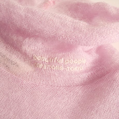 2024AW / beautiful people / Soft Mohair Jersey Turtle Neck Top / 1435310006 / 2501-0292