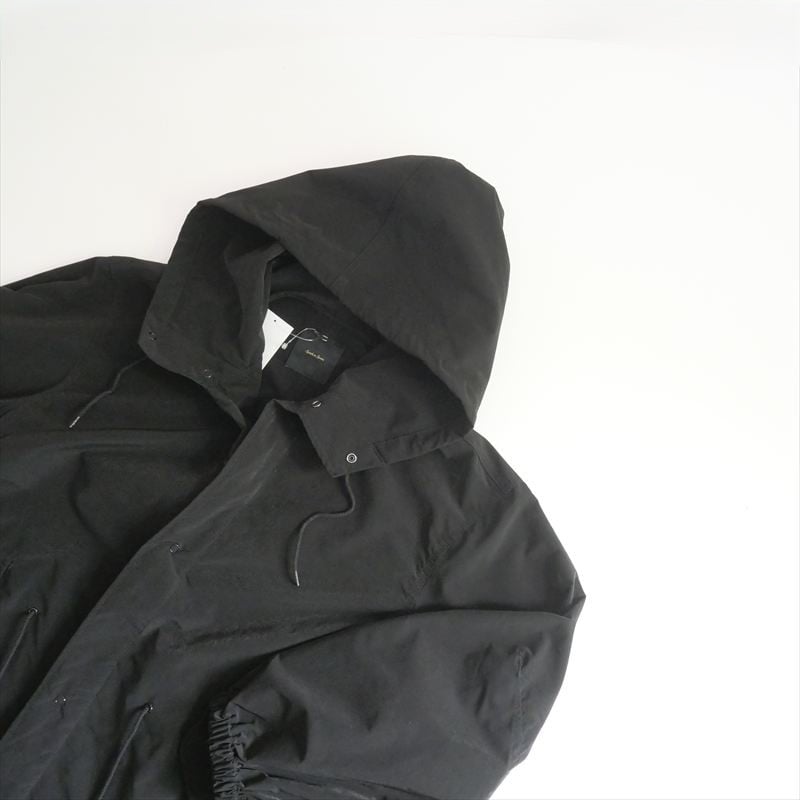 Spick and Span P/Ny 撥水スノーカモパーカーコート 黒 36 追加》P/Ny 撥水スノーカモパーカーコート（ミリタリー）｜Spick