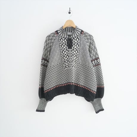 〇2023AW / ASEEDONCLOUD  / Kigansai knit blouse / 232807 / 2504-2041