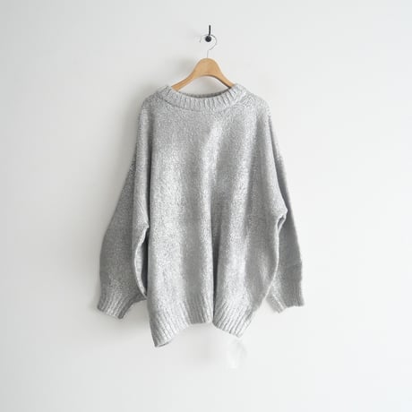 2023AW今季 / 未使用 / MECRE / グリッタープリントニットプルオーバー / 2223511039 / 2401-0492