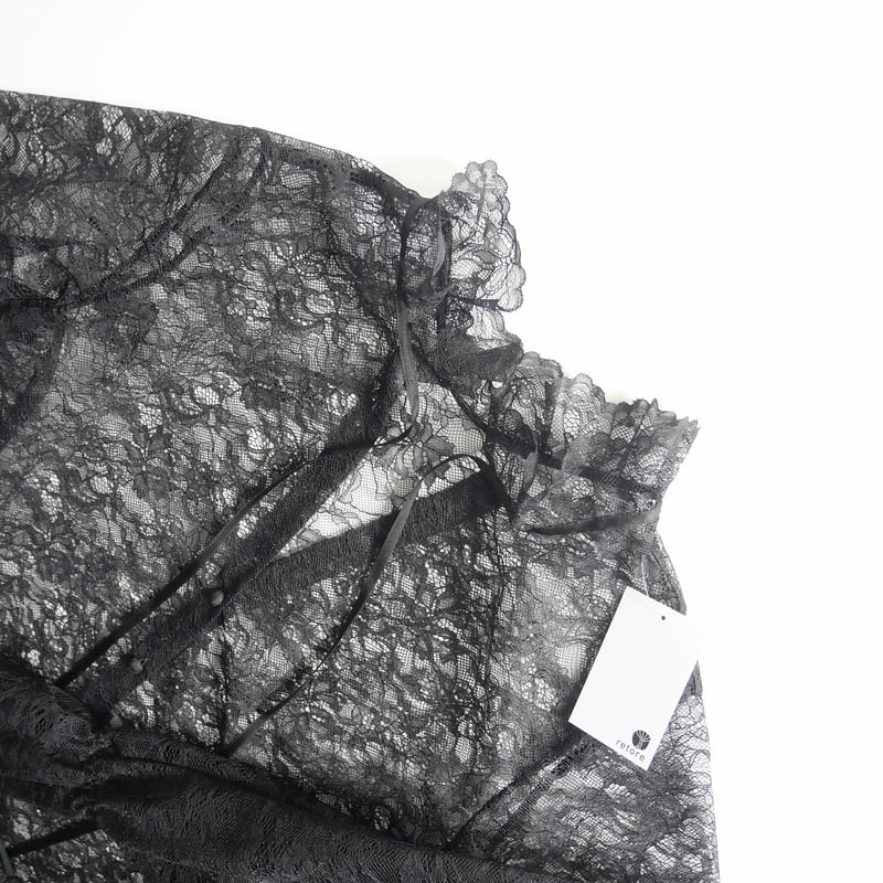 2023 / VERMEIL par iena / フリルカラー2WAYレースブラウス / 2