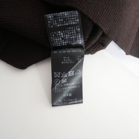 2023AW / DEUXIEME CLASSE / WONDER RIB クルーネック / 23080500425030 / 2501-0317