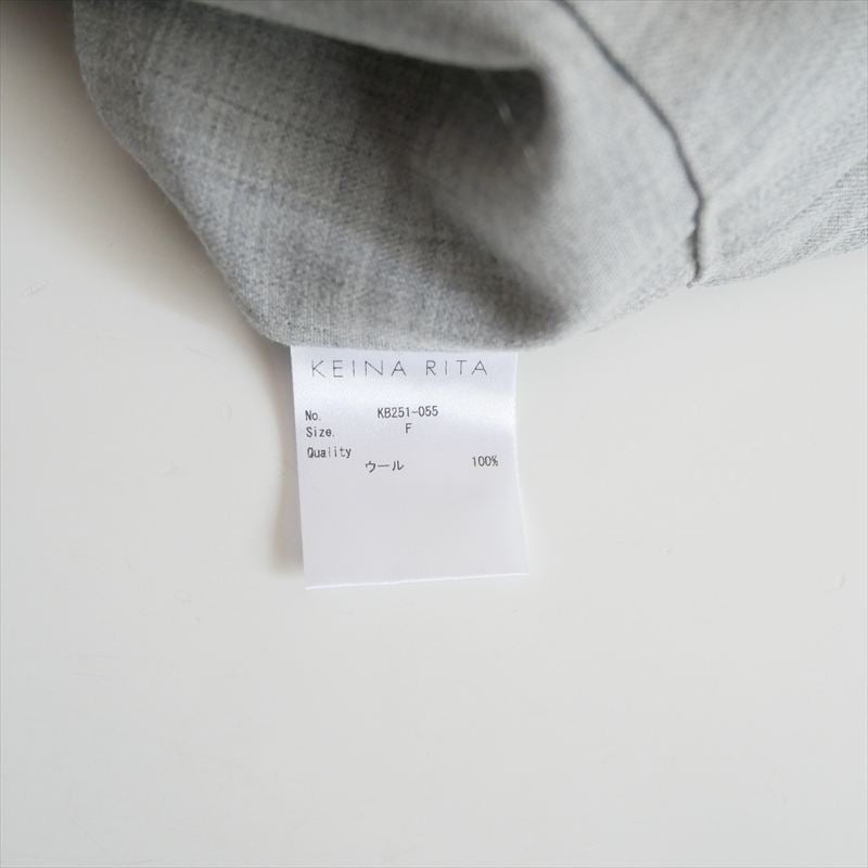 継続販売品 KEINA RITA CROPPED TOP in Gray KB251-055