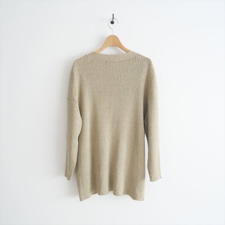 2022SS / Plage / JAZZ LINEN カーディガン / 22080922704020 / 2408-0312