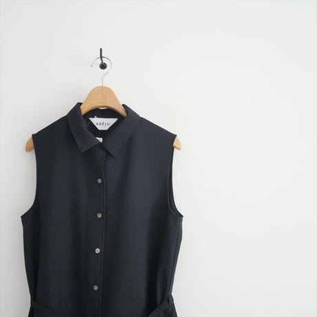 人気完売品 / SOEJU / ソフトオックスノースリーブワンピース / S-00-OP-028 / 2507-0710