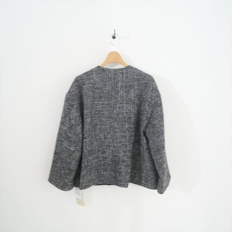 2024AW / 未使用 / INED / ノーカラージャケット / 71-44141016 / 2508-0222