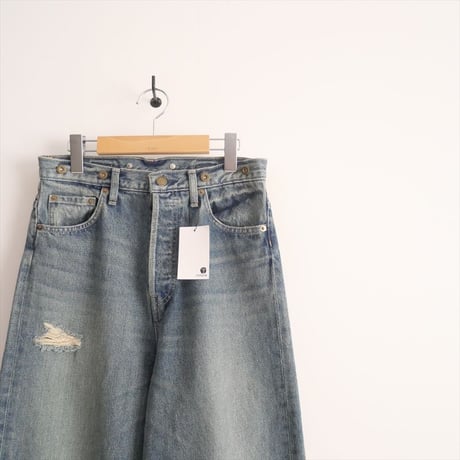 2023AW / BRILL / 13.2 oz 5ポケットデニムダメージパンツ / BR235002ER / 2402-0033