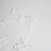 2026SS今季・人気完売品 / 未使用 / TOUJOURS cotton crochet lace cloth Dickey YM44NV01 / 2605-1351