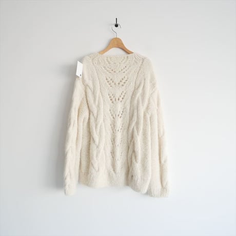 2023AW / CASA FLINE / ALPACA WOOL KNIT PULLOVER / 1234302030 / 2512-2238