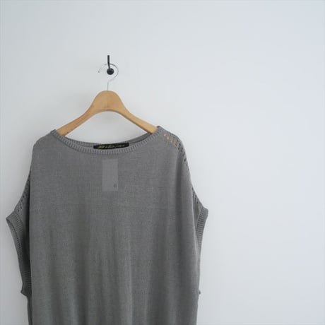 2025SS / Cloth＆Cross / Straw Yarn Wide Knit Pullover / 2508-1050