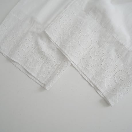 2023 / 未使用 / SOIL / EASY PANT WITH CUT WORK LACE / journal standard luxe購入品 / 2308-0023