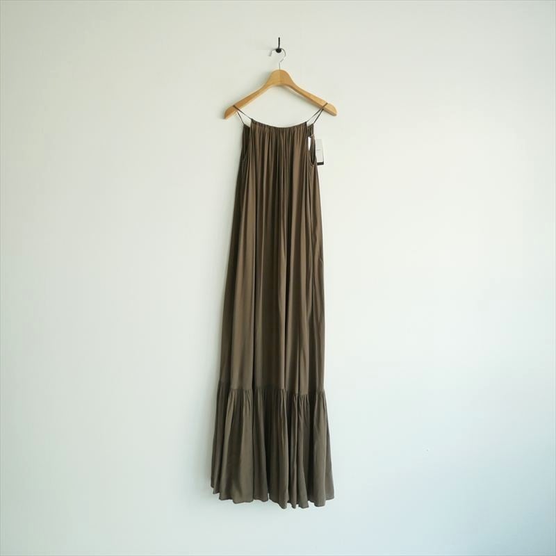 L’Appartement リジェール レースジレ ブラウン系　カーキ 未使用 / Lisiere / L'Appartement / Wash Gather OP