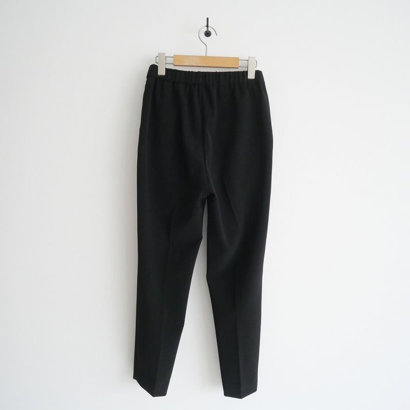 yori セレモニーピンタックパンツ36 黒