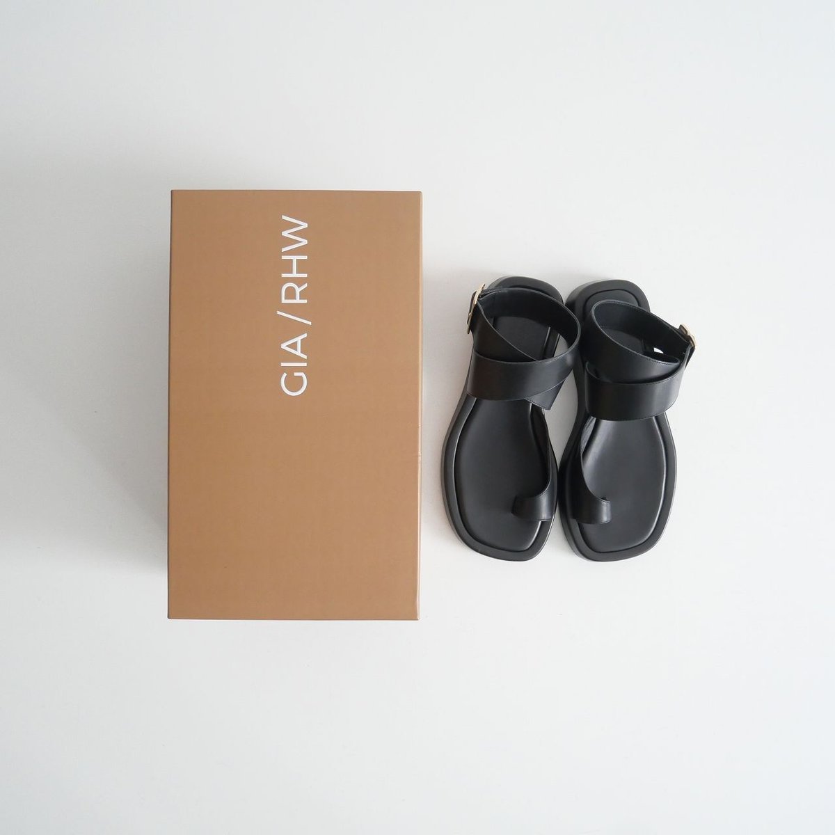 2022 / GIA BORGHINI / LEATHER ANKLE STRAP サンダル