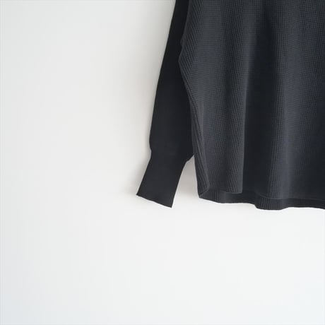 2022AW / THE SHINZONE / COTTON CASHMERE WAFFLE KNIT PULLOVER / 22MMSNI07 / 2412-0827