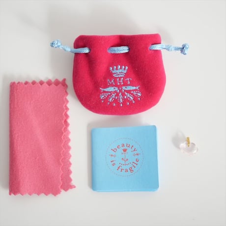 継続販売品 / MHT Marie-Helene de Taillac / ローズクォーツ「ストーン・ヘブン」ペンダント / 2502-2018