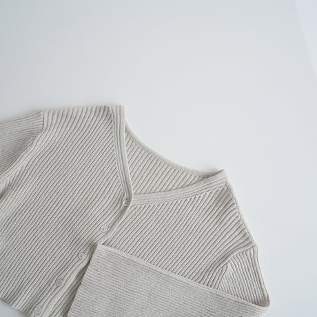 2023 / 未使用 / L'Appartement / Boucle 2way Short Cardigan / 23080560200330 / 2311-1317