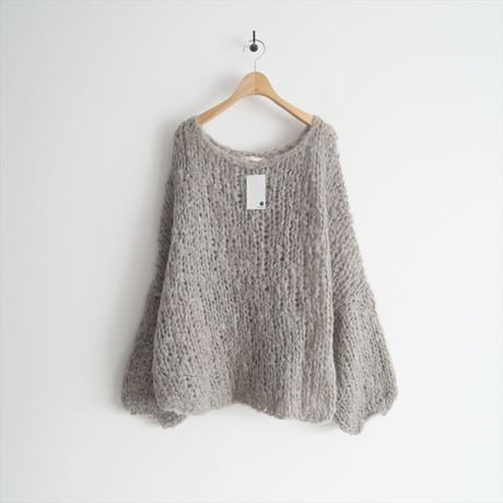 継続販売品 / Plage / HAND KNIT ジャンボタム プルオーバー / 23080922500140 / 2412-0157