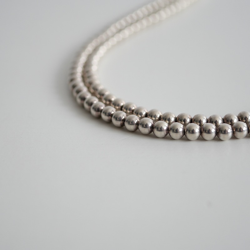 Framework INDIAN JEWELRY 5mm ビーズネックレス INDIAN JEWELRY 5mm シャイニービーズネックレス20インチ