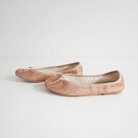 継続販売型 / IENA購入品 / PORSELLI グリッターバレエシューズ 24093910005610 / 2605-1014