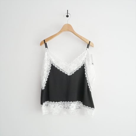 2026SS今季・人気完売品 未使用 FORME SATIN LACE CAMISOLE 26Sp-LaceCami 2606-0391