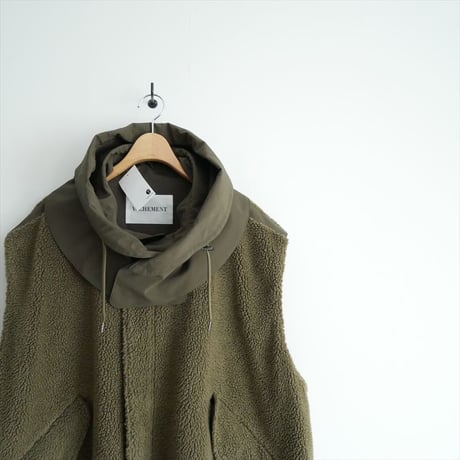 2024AW / Plage同型お取扱い / VACHEMENT / MODS BOA ベストジャケット / VJ-14-004 / 2510-1117