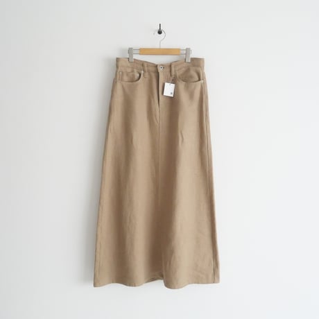 2022SS / L'Appartement購入品 / UNION LAUNCH / LINEN MAXI SKIRT / 3510500129 / 2401-0584