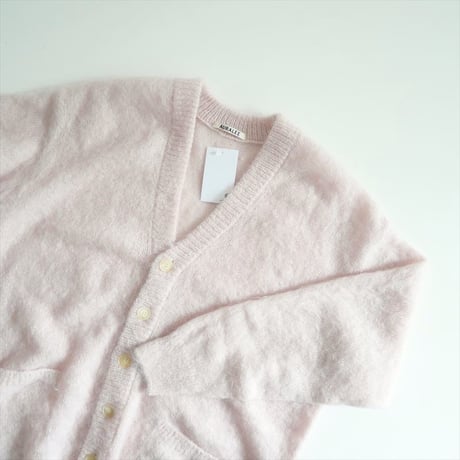 2022AW / AURALEE / BRUSHED SUPER KID MOHAIR KNIT LONG CARDIGAN / A22AC03KM / 2402-2027