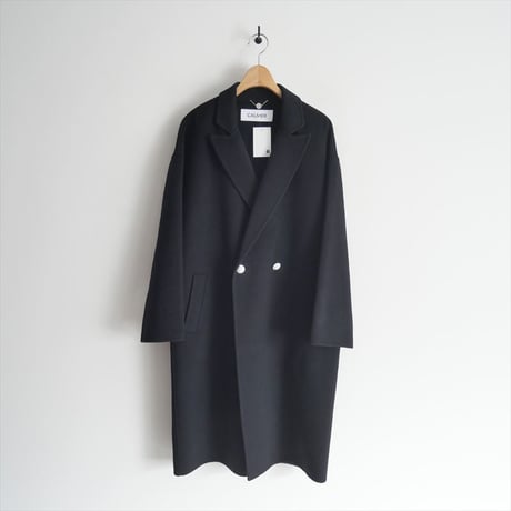 2023AW・人気完売品 / CALMER / ハミルトンリバー ダブルブレストコート / 23020256501040 / 2412-0347