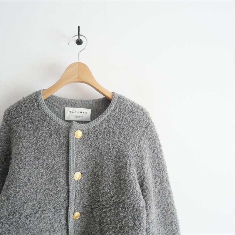 2022AW / MACPHEE / TOMORROWLAND / ムートン クルーネックカー