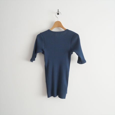 2025SS今季 / AURALEE / GIZA HIGH GAUGE RIB KNIT TEE / A00T02HR / 2507-0030