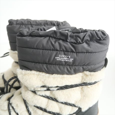 2023AW / 未使用 / AP STUDIO購入品 / SUICOKE / fake fur lace up boots / 23093587001530 / 2501-0608