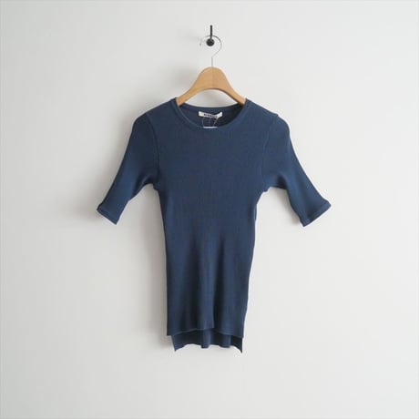 2025SS今季 / AURALEE / GIZA HIGH GAUGE RIB KNIT TEE / A00T02HR / 2507-0030