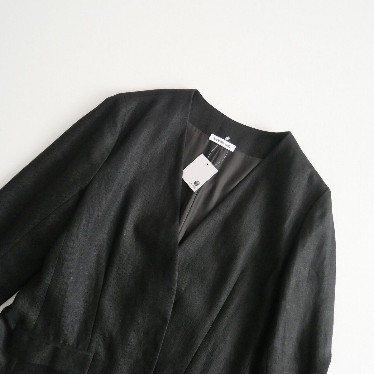 美品　Deuxieme Classe Linen Collarless ブレザー Deuxieme Classe Linen Collarless ブレザー - メルカリ