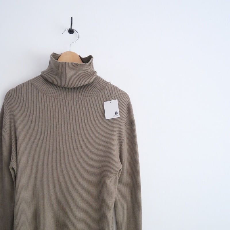 2021 / 未使用 / DEUXIEME CLASSE / TEX リブタートルネック プル