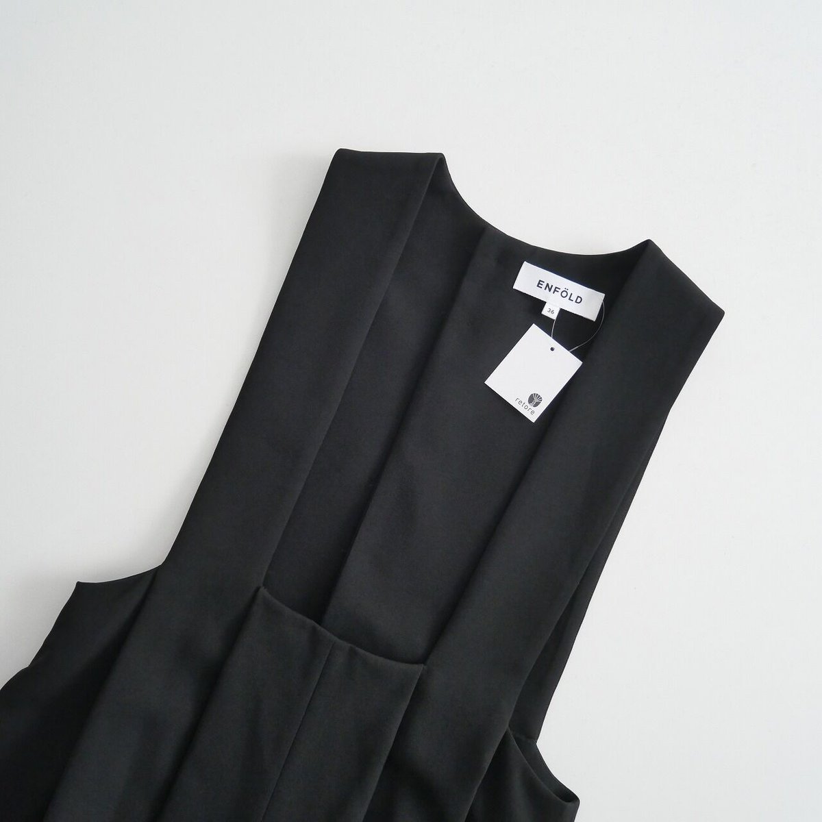 2022 / ENFOLD / ストレッチダブルクロス コクーンサロペットTROUSERS /