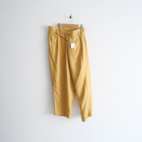 2021 / 未使用 / MAISON EUREKA / リネン WRAP PANTS / 2309-0604