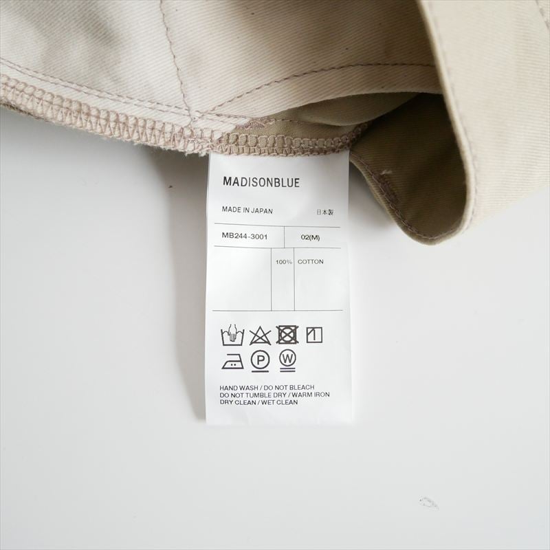 2024AW / MADISON BLUE / SAROUEL PT CHINO MNS /