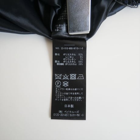 2023SS / IENA / ＆NAVYノーカラーツィード ジャケット / 23010900971010 / 2501-0160