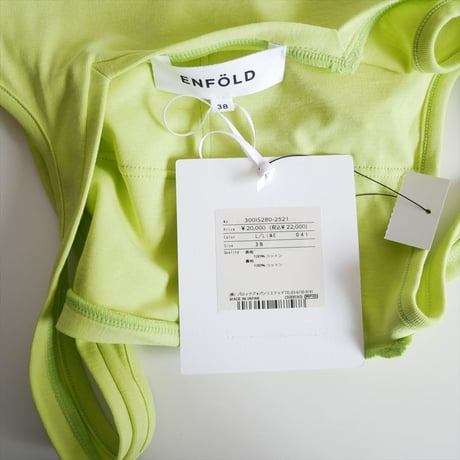 2025SS / 未使用 / ENFOLD / TANK TOP / 300IS280-2521 / 2512-1654