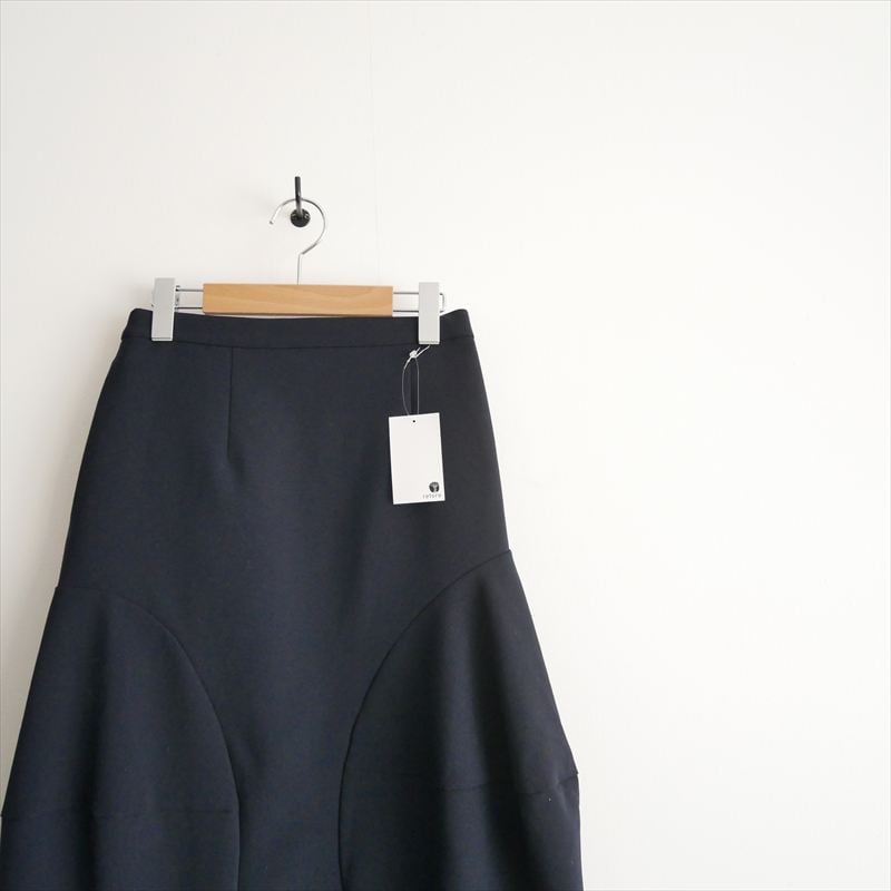 ENFOLD 23aw ダブルクロス コクーンホールスカート　ブラック　38 ENFOLD(エンフォルド)｜ダブルクロス コクーンホールSK/スカート