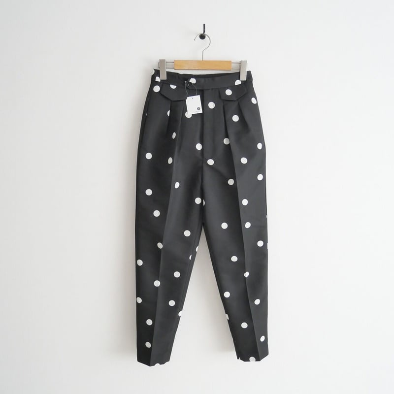 2023SS今季 / HYEON / carrot pants (dot) black / H 