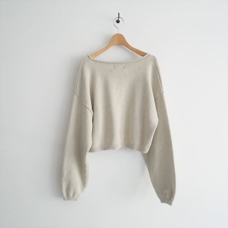 2025SS今季・人気完売色 / CLANE / ROLL NECK SHORT KNIT TOPS / 18106-2262 / 2505-0615